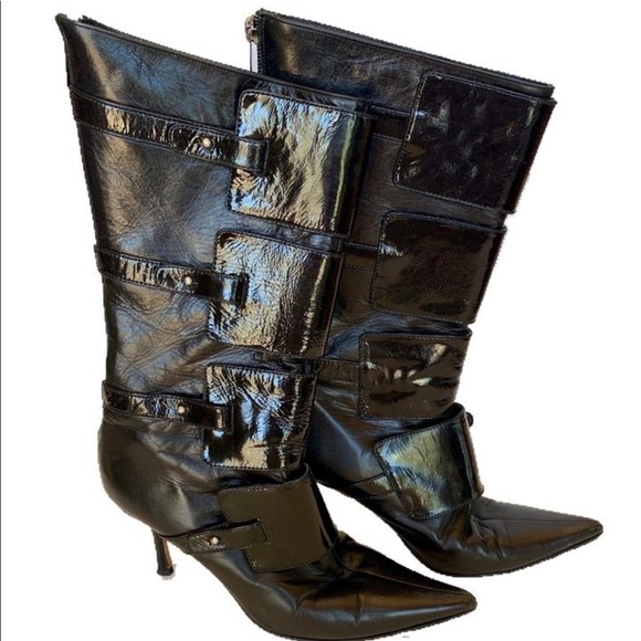 Authentic Jimmy Choo Leather Boots - Picture 1 of 3